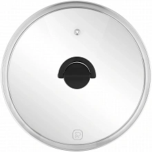 Крышка Rondell Handy RDA-1686 d=24см крыш.прозрачный руч.черная