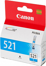 Картридж струйный Canon CLI-521C 2934B004/001 голубой для Canon iP3600/4600/MP540/620/630/980