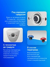 Водонагреватель Thermex H 10 U (pro) 1.5кВт 10л электрический настенный/белый