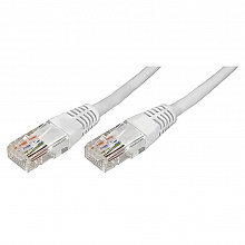18-1002 - Rexant Пaтч-корд U/UTP, категория 5e, RJ45-RJ45, неэкранированный, PVC серый, 1м (1 шт)