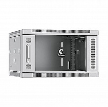 Cabeus SH-05F-6U60/35 - Шкаф телекоммуникационный настенный 19" 6U 600x350x368mm (ШхГхВ) дверь стекло
