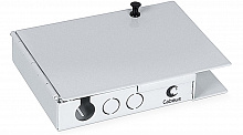 Cabeus JJT-4-ST - Бокс оптический настенный на 4 ST со сплайс пластиной и КДЗС (без пигтейлов и проходных адаптеров)