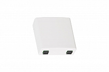 NMF-WO02SCAS2-CS-WT - Оптическая розетка (кросс) NIKOMAX, укомплектованная на 2 порта SC/APC, SM 9/125 OS2, полный комплект