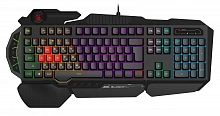 Клавиатура A4Tech B310N черный USB Multimedia for gamer LED (подставка для запястий) кабель 1.8м