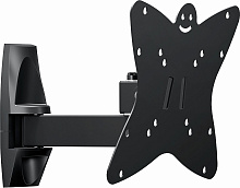 Кронштейн для телевизора Holder LCDS-5037 металлик 19"-50" макс.30кг настенный поворот и наклон