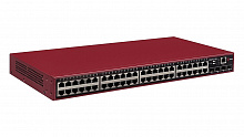 QSW-3750-52T-AC-R Коммутатор QTECH управляемый L2+ (48 портов 10/100/1000BASE-T, 4 порта 100/1000BASE-X SFP, 4K VLAN, 16K MAC адресов, консольный порт, встроенный БП, 100-240В AC)