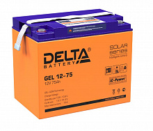 Аккумуляторная батарея Delta GEL 12-75 (12V / 75Ah)