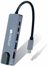 Разветвитель USB 3.0 Origo OU3340NPD 2порт. серебристый (OU3340NPD/A1A)