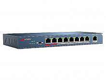 Неуправляемый PoE коммутатор DS-3E0109P-E/M (B)  8 портов, бюджет PoE 60Вт
