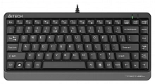 Клавиатура A4Tech FKS11 черный/серый USB (FKS11 GREY) кабель 1.5м