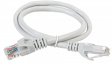 PC01-C5EUL-1M5 - ITK Коммутационный шнур (патч-корд), кат.5Е UTP, LSZH, 1,5м, серый