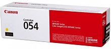 Картридж лазерный Canon 054Y 3021C002 желтый бар.в компл. (1200стр.) для Canon MF645Cx/MF643Cdw/MF641Cw/LBP623Cdw/621Cw