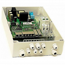 PSW-2G 6F+ - Уличный гигабитный управляемый 8 портовый коммутатор с оптическим кроссом и РоЕ; 802.3af/at (PoE+, High PoE); 2х1000Base-X SFP, 6х10/100Base-Tx RJ-45 с РоЕ; Суммарная мощность РоЕ 160 Вт (2 порта до 60 Вт, остальные 4 порта до 30Вт)