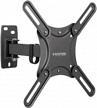 Кронштейн для телевизора Kromax CORBEL-4 черный 15"-42" макс.25кг настенный поворот и наклон