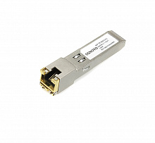 SFP-TP-RJ45(1G) - Медный SFP модуль Gigabit Ethernet с разъемом RJ45. Скорость 1000 Мбит/с. Интерфейс: SERDES. Расстояние передачи - до 100 м.