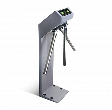 PERCo-TTR-07.1G - Турникет эл/мех с автоматическими планками Антипаника для эксплуатации в закрытых помещениях. Исполнение: стойка – сталь, покрытие "муар", темно-серый цвет с эффектом слюды