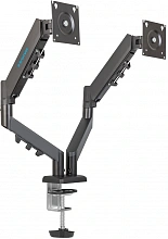 Кронштейн для мониторов Kromax OFFICE-14 черный 15"-32" макс.20кг настольный поворот и наклон