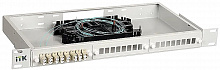 FOBX24-1U-4LCUD03 ITK 1U Оптический распределительный кросс укомплектованный: LC (Duplex) 4шт, (OM3)