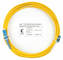 Cabeus FOP(s)-9-LC-SC-5m - Шнур оптический simplex LC-SC 9/125 sm 5м LSZH