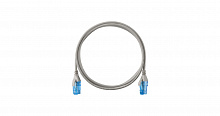 NMC-PC4UE55B-050-SL-C-GY - Коммутационный шнур NIKOMAX, Slim Line U/UTP 4 пары, категория 6, RJ45/8P8C, T568B, 28AWG, LSZH нг(А)-HFLTx, серый, 5м