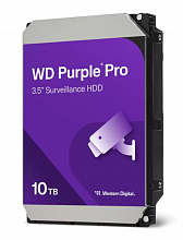 Жесткий диск HDD WD SATA 10Tb Purple Pro 3.5" 7200rpm 512MB, WD102PURP