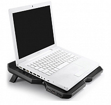 Подставка для ноутбука Deepcool Multi Core X6 (DP-N422-MCX6) 15.6" 380x295x24мм 30.9дБ 2xUSB 4x 900г черный
