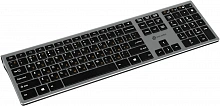 Клавиатура Оклик 890S серый USB беспроводная slim