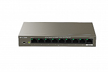 IP-COM G1109P-8-102W - Коммутатор PoE неуправляемый 9 портовый. 8 портов PoE 10/100/1000 Мбит/c Base-T (IEEE 802.3at/af) до 30Вт на порт + 1 порт Ethernet 10/100/100 Мбит/c Base-T. Бюджет PoE 92Вт. Грозозащита на порт 6 кВ.