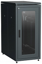 LN05-24U81-GP - ITK LINEA N 24U 800х1000мм стекл. пер. дв. задн. перф. чер.