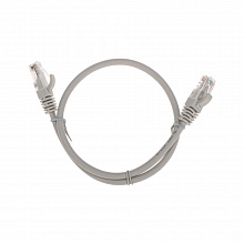 02-0290-05 - Патч-корд U/UTP, CAT 6, RJ45-RJ45, 26AWG, LSZH, серый, 0,5м, Rexant