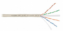 NMC 9140L-IY - Кабель NIKOMAX U/UTP 4 пары, Кат.6 (Класс E), тест по ISO/IEC, 250МГц, одножильный, BC (чистая медь), 23AWG (0,57мм), полимерный материал нг(А)-LSLTx, внутренний, светло-серый, 305м - гарантия: 15 лет / 25 лет системная