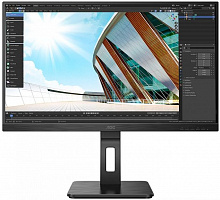 Монитор AOC 27" Pro Q27P2Q черный IPS LED 4ms 16:9 HDMI M/M матовая HAS Piv 300cd 178гр/178гр 2560x1440 75Hz VGA DP 2K USB 6.31кг