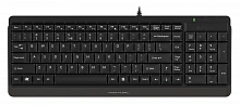 Клавиатура A4Tech FK15 черный USB (FK15 BLACK) кабель 1.5м