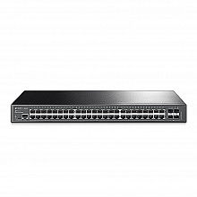 TL-SG3452 - JetStream 48‑портовый гигабитный управляемый коммутатор 2‑го уровня с 4 SFP‑слотами