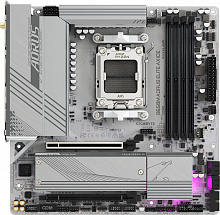 Материнская плата Gigabyte B650M AORUS ELITE AX ICE Socket AM5 AMD B650 4xDDR5 mATX AC`97 8ch(7.1) 2.5Gg RAID+HDMI+DP