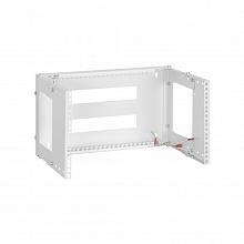 TRW-035035-GY - Настенная регулируемая монтажная рама NIKOMAX Essential Line 19", 3U, Ш505хВ144мм, глубина 233-350мм, серая RAL 7035