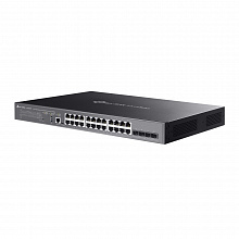 SG5428XMPP - Omada 24-портовый гигабитный управляемый стекируемый PoE++ коммутатор Lite L3 c 4 слотами 10G SFP+. Порты: 16 х гигабитных портов PoE+, 8 х гигабитных портов PoE++ (до 90 Вт на порт), 4 х слота 10G SFP+, консольный порт RJ45/USB Type-C, 1 х п