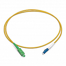 Cabeus FOP(s)-9-SC/APC-LC/UPC-1m Шнур оптический simplex SC/APC-LC/UPC 9/125 sm 1м LSZH