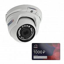Комплект облачного видеонаблюдения: Камера TR-D4S5 v2 2.8 + Облако 1000