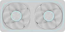 Вентилятор для корпуса Formula Air Fusion 2 ARGB 240х120x28 белый 4-pin (AIR FUSION 2 WH) Ret