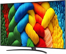 Телевизор LED LG 86" 86NANO81A6A.ARUG черный 4K Ultra HD 60Hz DVB-T DVB-T2 DVB-C DVB-S DVB-S2 USB WiFi Smart TV