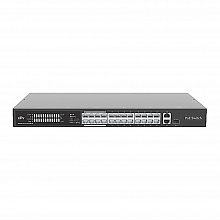 NSW2020-24T1GT1GC-POE-IN - 24 сетевых POE порта 100Mbps (RJ45), 1х1000Mbps порт, 1х1000Mbps комбинированный порт