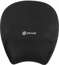 Коврик для мыши Оклик OK-RG0580-BK Мини черный 245x220x24мм