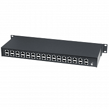 SP016P Устройство грозозащиты Ethernet c PoE на 16 каналов