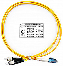 Cabeus FOP(d)-9-LC-FC-1m - Шнур оптический duplex LC-FC 9/125 sm 1м LSZH