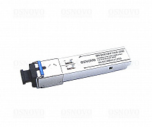 SFP-S1SC18-F-1310-1550 - Оптический SFP Модуль Osnovo. Одно волокно Single Mode. Скорость: до 155 мбит/c. Тип разъема: SC. Оптический бюджет: 18дБ. Расстояние передачи - до 20км. Рабочая длина волны,нм - Tx:1310/Rx:1550. Поддержка DDM.