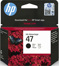 Картридж струйный HP 47 6ZD21AE черный печ.гол.в компл. (1300стр.) (26мл) для HP DJ IA Ultra 4828