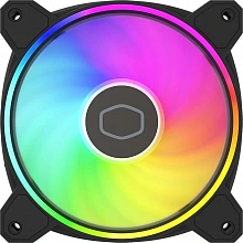 Вентилятор для корпуса Cooler Master MasterFan MF120 Halo2 ARGB 120х120x25 черный 4-pin 27дБ (MFL-B2DN-21NP2-R2) Ret