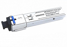 SFP-S1SC19-G-1310-1550 - Оптический SFP Модуль. Одно волокно Single Mode. Скорость: до 1,25 Гбит/c. Тип разъема: SC. Оптический бюджет: 19дБ
