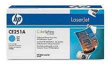 Картридж лазерный HP 504A CE251A голубой бар.в компл. (7000стр.) для HP CM3530/CP3525